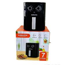 7 Litres Manual Globalstar Airfryer 1600 Watts – Healthy Oil-Free Cooking, Large Capacity, Easy Operation, Energy Efficient