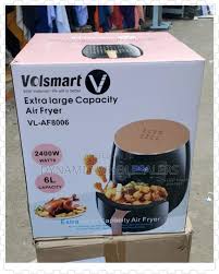 6 Litres Digital Volsmart Air Fryer 2400 Watts – Smart Touch Control, Oil-Free Cooking, Family-Sized Capacity, Rapid Hot Air Technology
