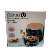 6 Litres Digital Volsmart Air Fryer 2400 Watts – Smart Touch Control, Oil-Free Cooking, Family-Sized Capacity, Rapid Hot Air Technology