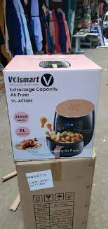6 Litres Digital Volsmart Air Fryer 2400 Watts – Smart Touch Control, Oil-Free Cooking, Family-Sized Capacity, Rapid Hot Air Technology