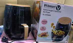 6 Litres Digital Volsmart Air Fryer 2400 Watts – Smart Touch Control, Oil-Free Cooking, Family-Sized Capacity, Rapid Hot Air Technology