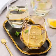 330ml Hexagonal Glasses Set of 6 – Premium Crystal Clear Water, Juice, and Cocktail Tumblers for Everyday and Party Use