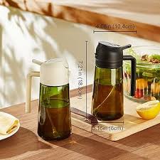Multifunctional Spray Oil Jar 300ml Refillable Cooking Sprayer Bottle for Olive Oil, Vinegar, and Soy Sauce – Kitchen Baking, Grilling, Air Fryer, Salad Dressing Dispenser