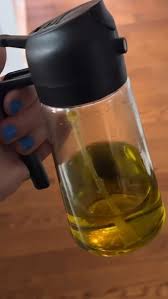 Multifunctional Spray Oil Jar 300ml Refillable Cooking Sprayer Bottle for Olive Oil, Vinegar, and Soy Sauce – Kitchen Baking, Grilling, Air Fryer, Salad Dressing Dispenser