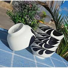6PCS WHITE BLACK BOWLS – Elegant 6-Piece Ceramic Bowl Set for Everyday Use, Dining, and Entertaining, Durable and Stylish Design