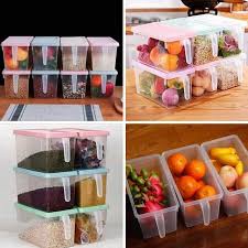 Fridge & Cereal Storage Containers – Set of Durable, Airtight, Food-Grade Plastic Containers, Perfect for Kitchen Organization, Fresh Food and Dry Goods Storage