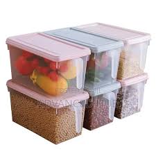 Fridge & Cereal Storage Containers – Set of Durable, Airtight, Food-Grade Plastic Containers, Perfect for Kitchen Organization, Fresh Food and Dry Goods Storage