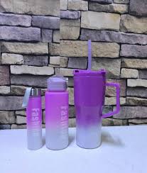 3 in 1 Stanley Bottle Set with Handle (1200ml + 650ml + 280ml) – Premium Insulated Stainless Steel Bottles