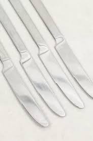 Heavy Gauge Stainless Steel Butter Knives – Set of 6 Durable, Rust-Resistant Table Knives for Smooth Spreading, Modern Design Ideal for Home, Restaurants, and Catering Use