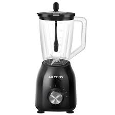 2 in 1 Ailyons Blender 350 Watts (Model TYB-205-A) – Powerful Electric Blender & Grinder for Smoothies, Juices, and Spices – Durable Stainless Steel Blades – Black