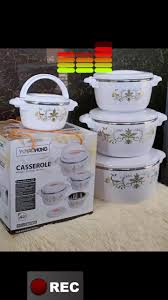 Set of 4 White Casserole Hotpots – Durable Ceramic Construction, Heat-Resistant Lids, Multi-Size Cooking Pots for Soup, Stew, Casseroles, Oven & Table Use, Easy-to-Clean and Elegant White Finish
