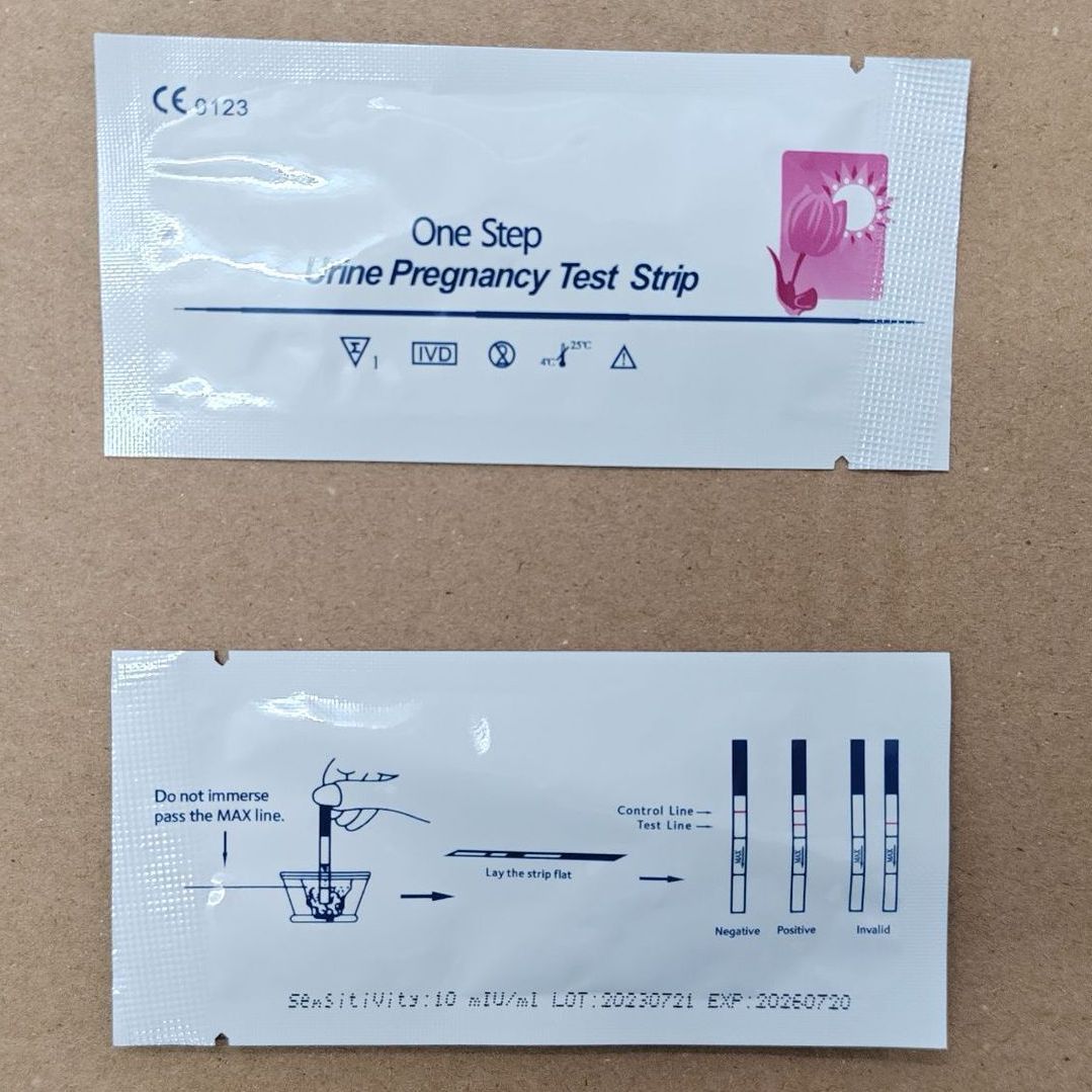10 pcs 99% accuracy pregnancy test kit female early detection strip with HCG for urine measurement