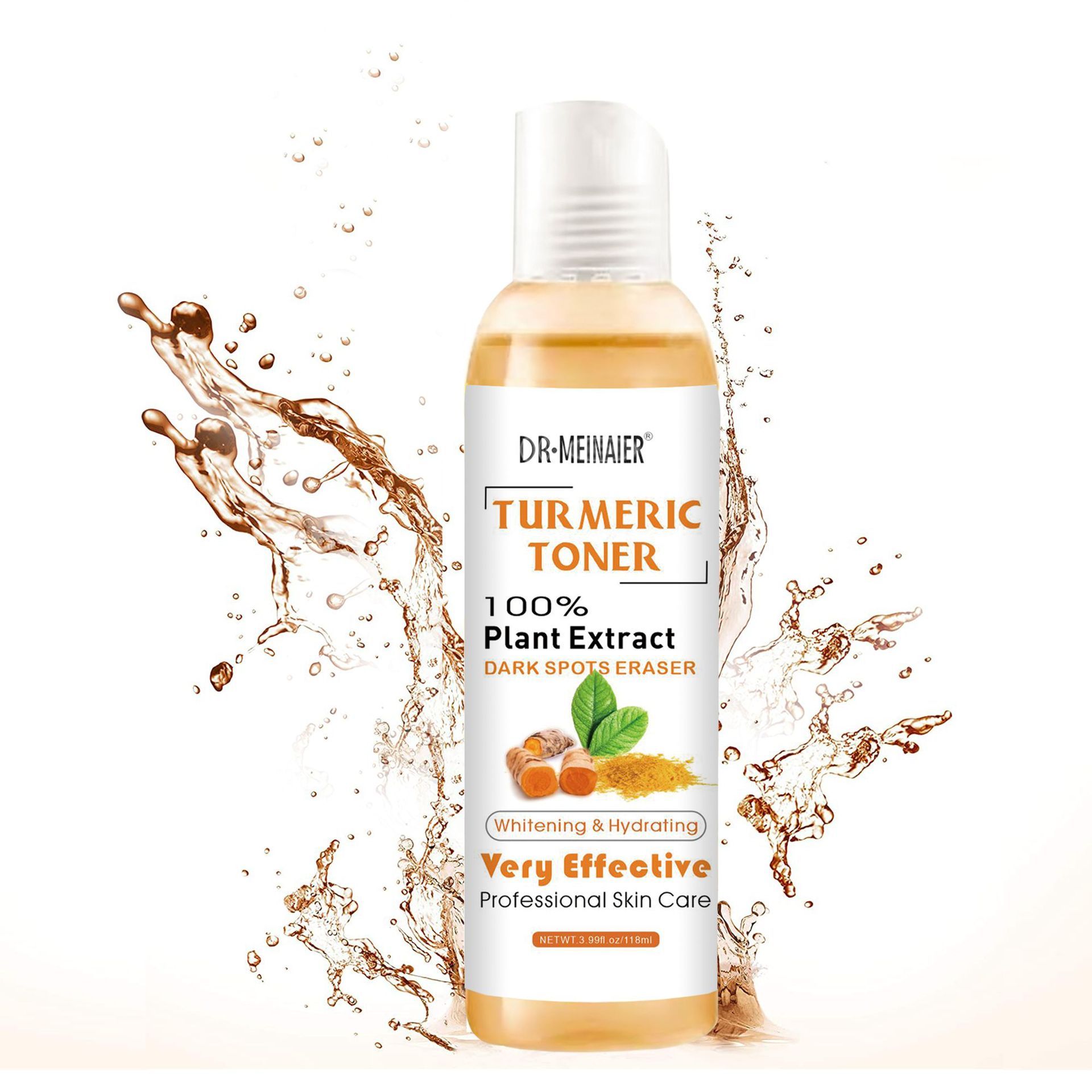 DR MEINAIER Dark Spots Corrector Tumeric Toner Acne Remover Fade Dark Spots Eraser Skin Care Serum