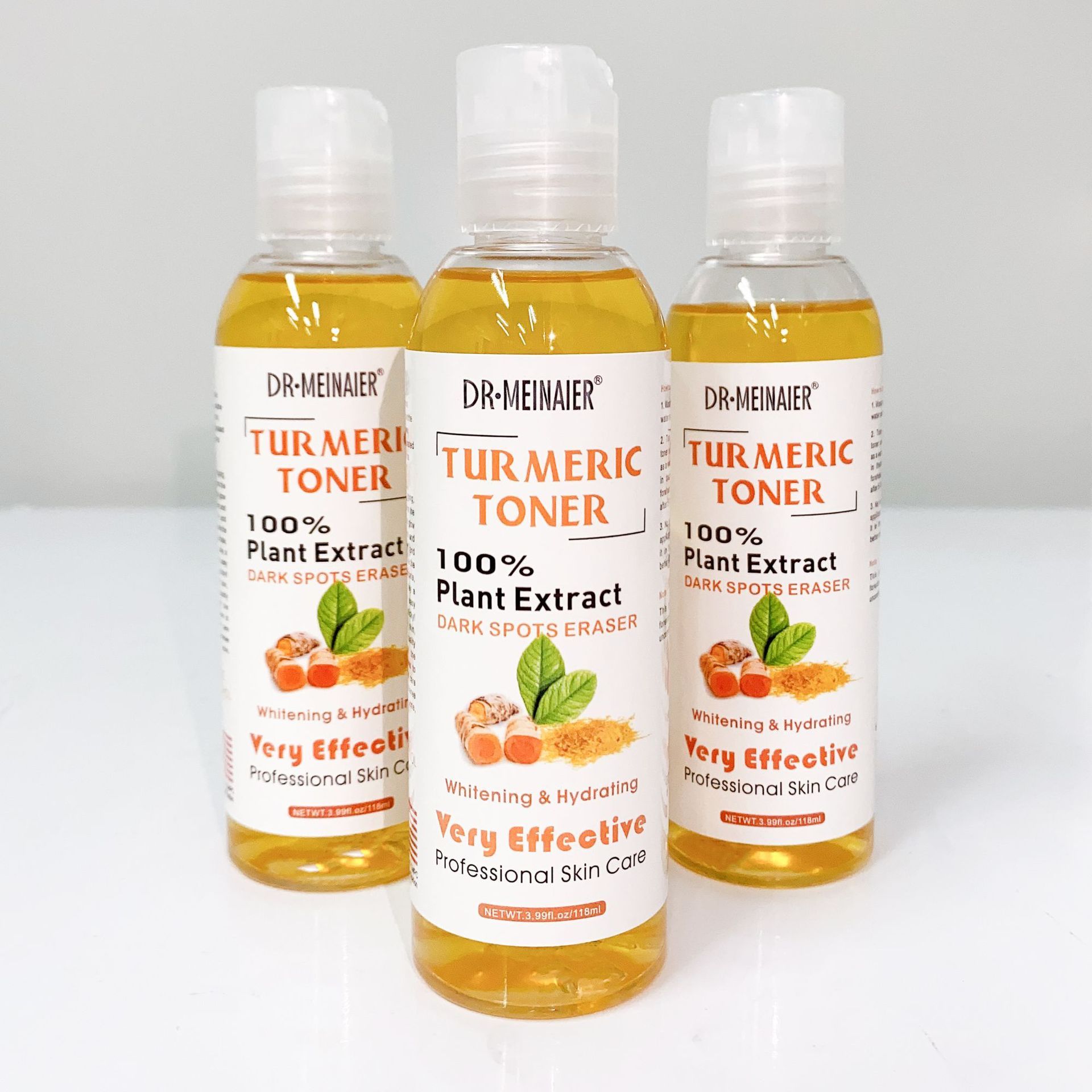 DR MEINAIER Dark Spots Corrector Tumeric Toner Acne Remover Fade Dark Spots Eraser Skin Care Serum