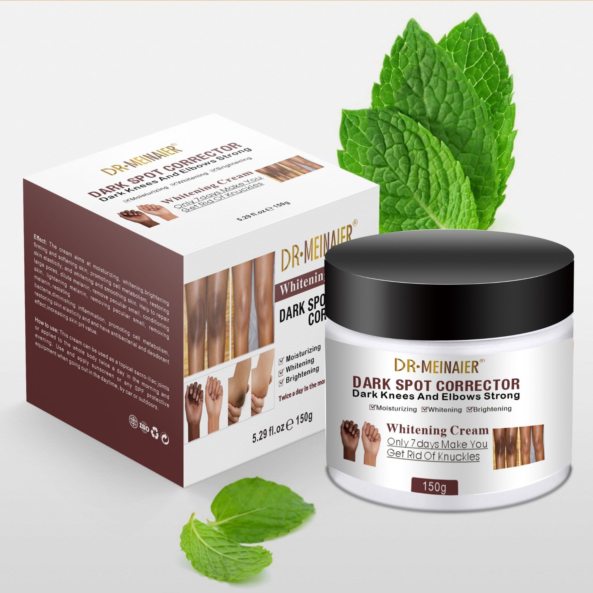 DR MEINAIER Dark spots corrector knuckles knees & elbow remover Whitening lightening & brightening cream