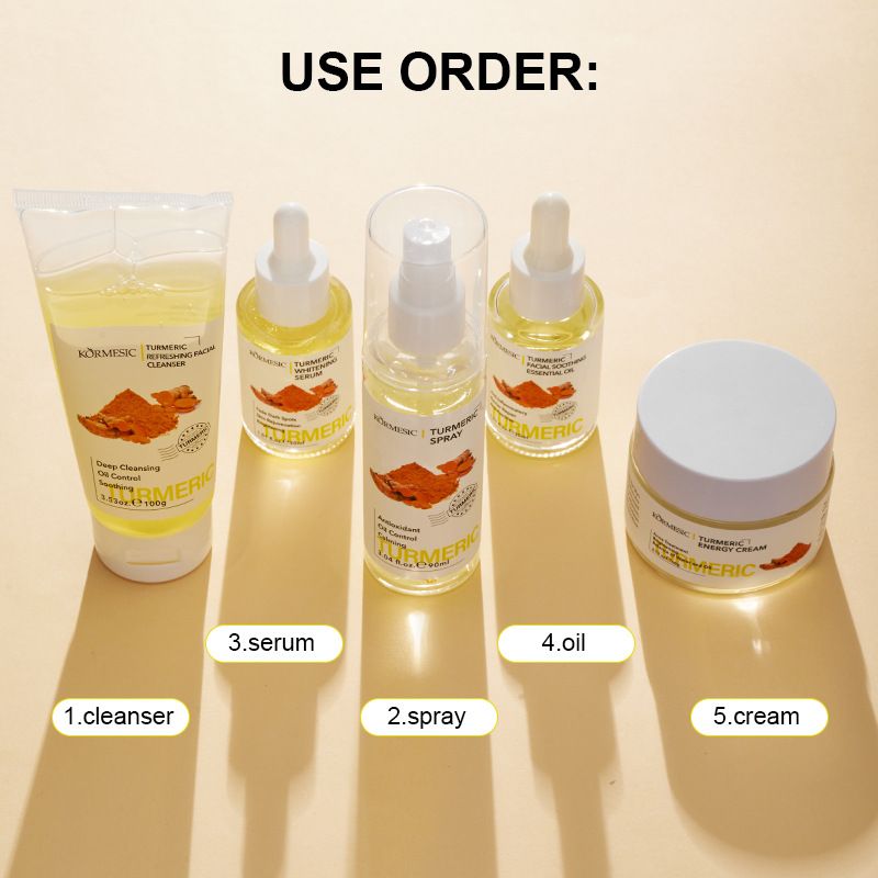 TURMERIC ENERGY CREAM Acne Treatment Brightening Balance of Water and Oil