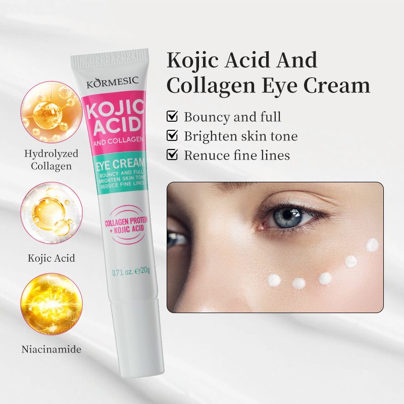 KORMESIC Kojic Acid and Collagen Eye cream Brightens skin tone Reduces fine lines