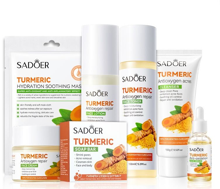SADOER TURMERIC Antioxygen repair face lotion deep moisturizing oil control anti acne