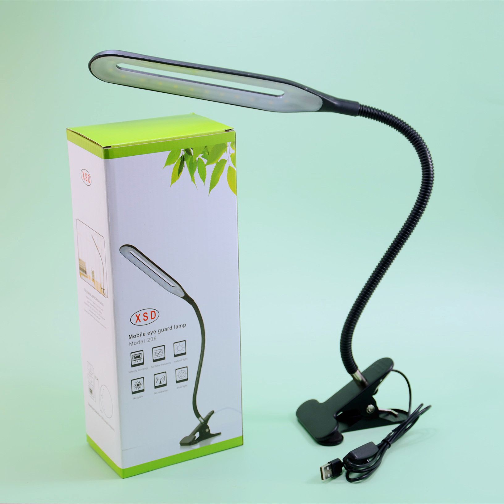 5V USB Reading desk lamp LED soft light no flicker no glare no radiation no blue light