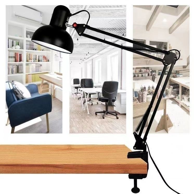 Desk Lamp UK Plug + 7W Bulb Foldable Study Reading Table Lamp LED nail art tools accessories