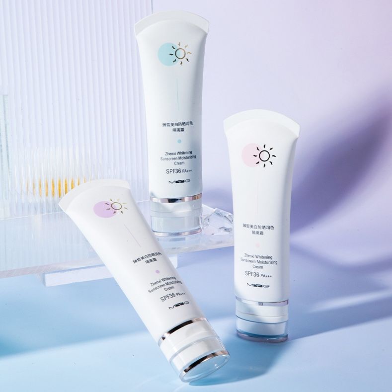 Zhenxi Peach Tinted Whitening Sunscreen Moisturizing Cream SPF 36 PA+++