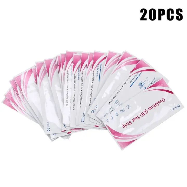 20 pcs Ovulation Test Strips 99% Accurate Urine LH Ovulation Test kit