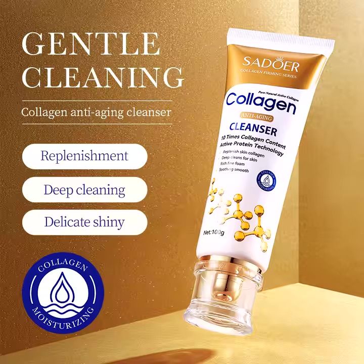 Sadoer Collagen anti-aging cleanser anti-acne face wash foam