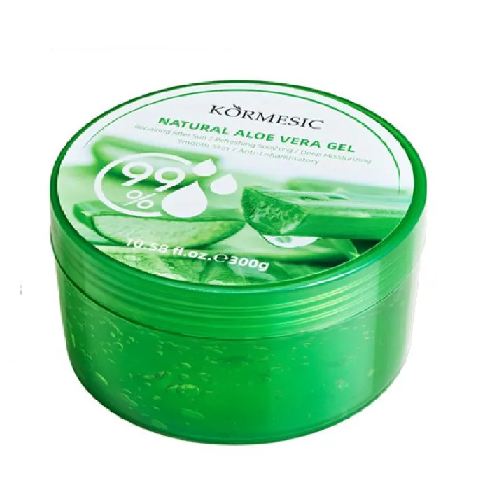 KORMESIC Natural aloe vera firming gel after sun repairing moisturising soothing anti-inflamatory