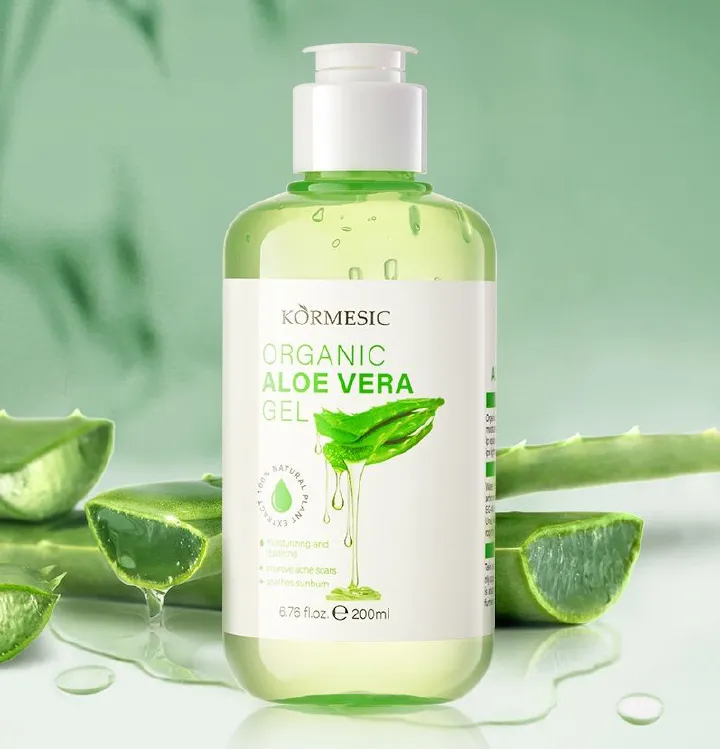 KORMESIC Organic aloe vera gel Moisturizing Improves acne scars Soothes sunburn