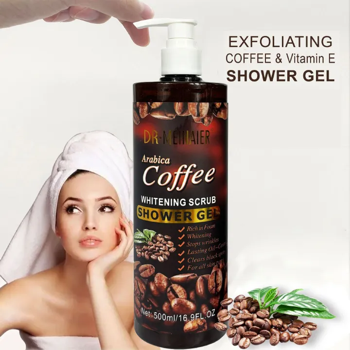 DR. MEINAIER Arabica Coffee Whitening Scrub Shower Gel Anti-aging Oil control Brightens and evens skin tone