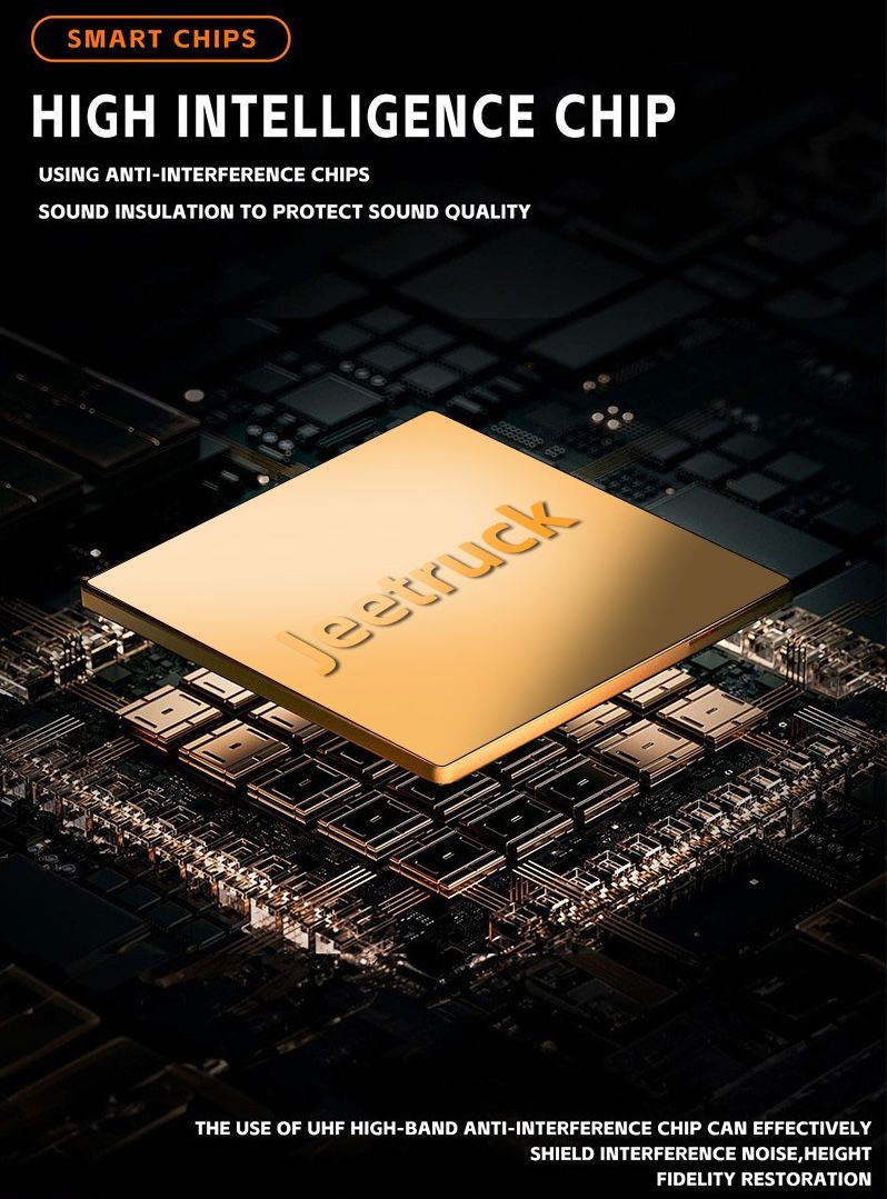 Wireless Microphone System  for Karaoke, Church, Party, Singing, Outdoor, Live Broadcast, Hosting, Professional Handheld 2-Channel UHF Microphone  + Free Batteries