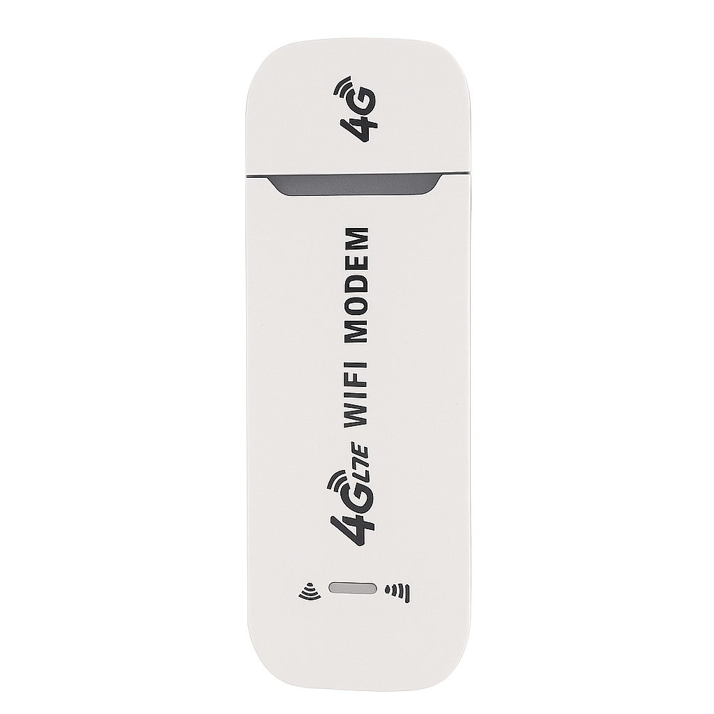 4G LTE USB Modem with Wi-Fi Hotspot – 3-in-1 Universal Up to 150Mbps, Plug & Play Portable Router