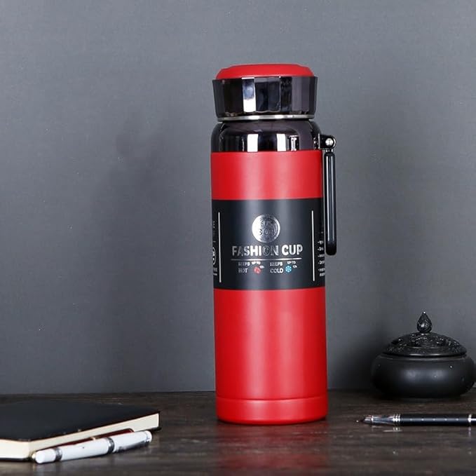 1000ml Stainless Steel Vaccum Thermos bottle |Diamond Thermos Flask |SS304|for Tea Coffee Hotwater for 24Hours for School Office Travel Home Leak Proof |BPA Free 100%