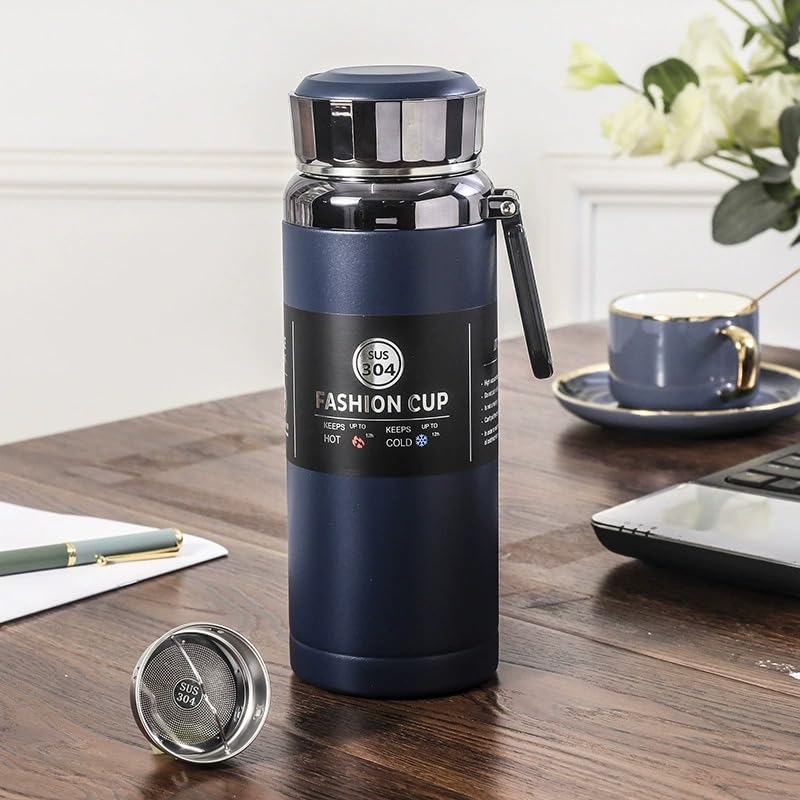 1000ml Stainless Steel Vaccum Thermos bottle |Diamond Thermos Flask |SS304|for Tea Coffee Hotwater for 24Hours for School Office Travel Home Leak Proof |BPA Free 100%
