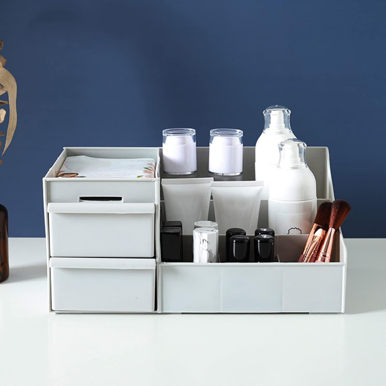 Office Workspace Drawer Organizers| Large Capacity Jewelry Accessories Storage Box Cosmetic Organizer Storage Box Jewelry Storage