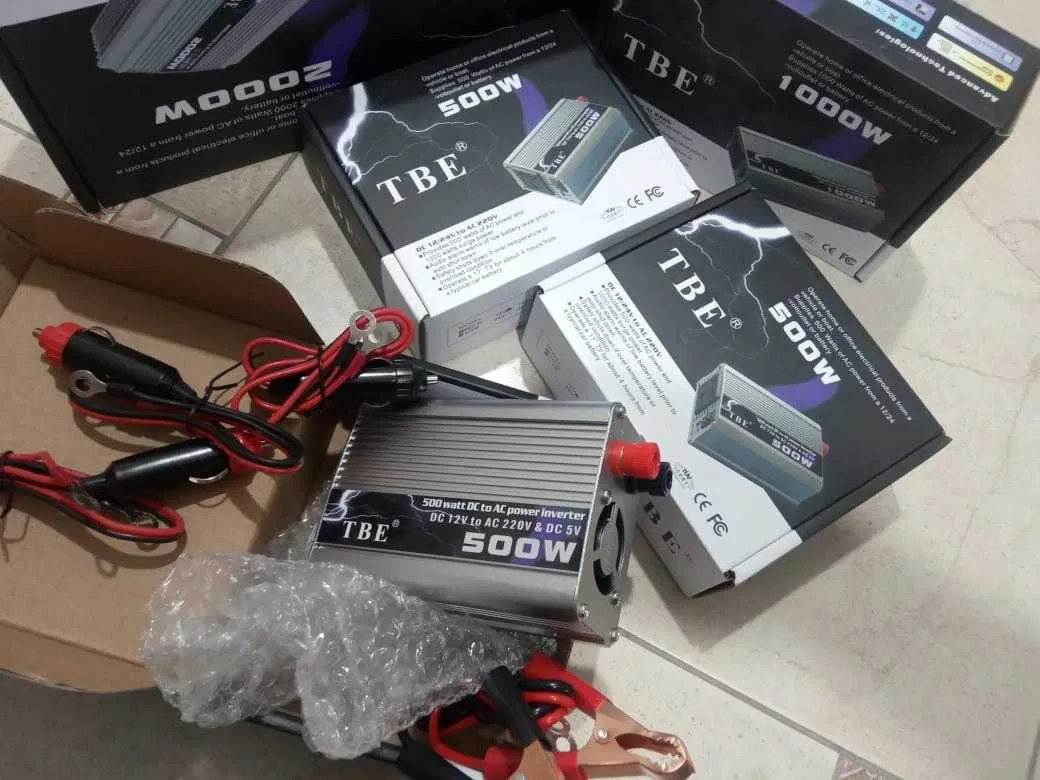 TBE POWER INVERTER DC 12V TO AC 220V 500W Modified Sine Wave Portable Automotive Power Inverter Charger Converter Adapter