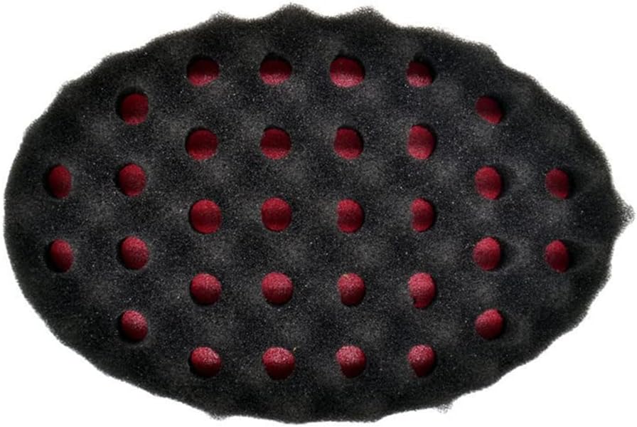 Magic Twist Sponge for Dreadlocks, Afro Coils, and Curls - Two Sides with Big and Small Holes, Foam Wave Brush for Men, Women, Boys, and Girls with Long or Short Hair by Hair Sponge