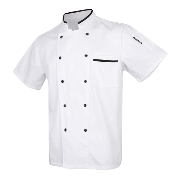 Chef Jacket + Hat | Full Sleeve Chef Coat For Men & Women Blended Cotton Relaxed Chef Coat For Men and Women Cooking Uniform Chef  For kitchen Dress Cooking Uniform