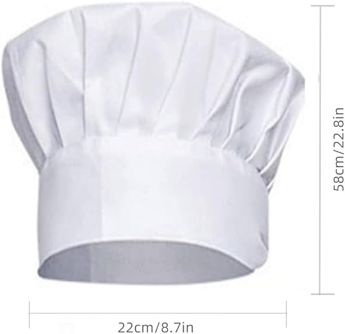 Chef Jacket + Hat | Full Sleeve Chef Coat For Men & Women Blended Cotton Relaxed Chef Coat For Men and Women Cooking Uniform Chef  For kitchen Dress Cooking Uniform