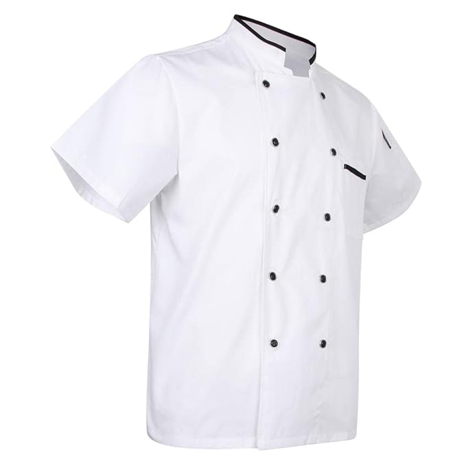 Chef Jacket + Hat | Full Sleeve Chef Coat For Men & Women Blended Cotton Relaxed Chef Coat For Men and Women Cooking Uniform Chef  For kitchen Dress Cooking Uniform