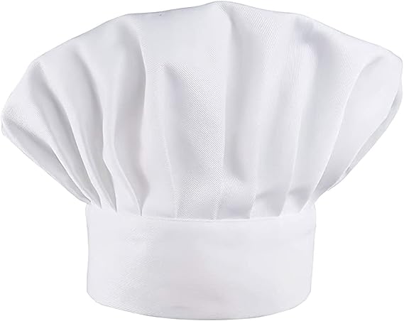 Chef hat | Chefs hat,White Chef hat,Adult Adjustable Chef hat for Men & Women Chefs,Chef hat Reusable