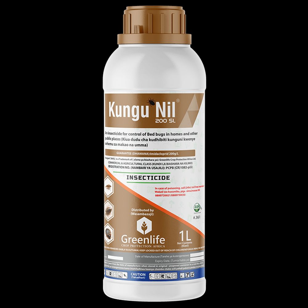 Greenlife KunguNil Insecticide 50ml | Greenlife KunguNil Insecticide 50ml is a systemic insecticide primarily used for bedbug control in domestic and public spaces