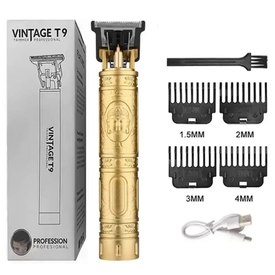 Trimmer  for Men, Professional Hair Clipper, Cordless Electric Shaver for Beard, Hair, Mustache, and Face, Zero Gapped T-Blade Clippers with 4 Size Hair Combs, Perfect Men's Grooming Kit