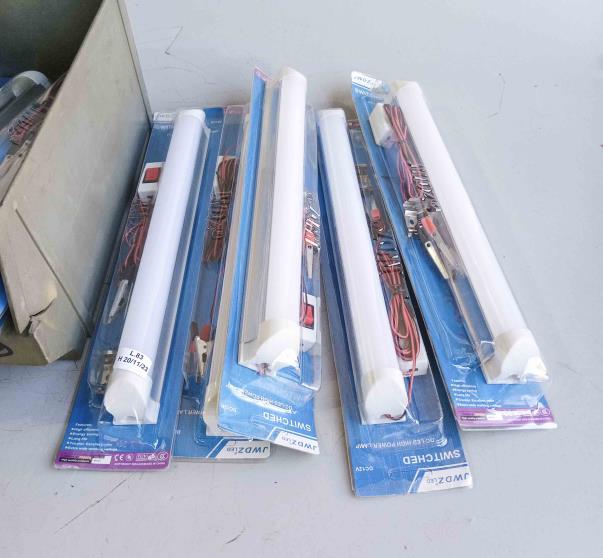 DC LED high power lamp 12V energy saving 300mm long with on/off switch