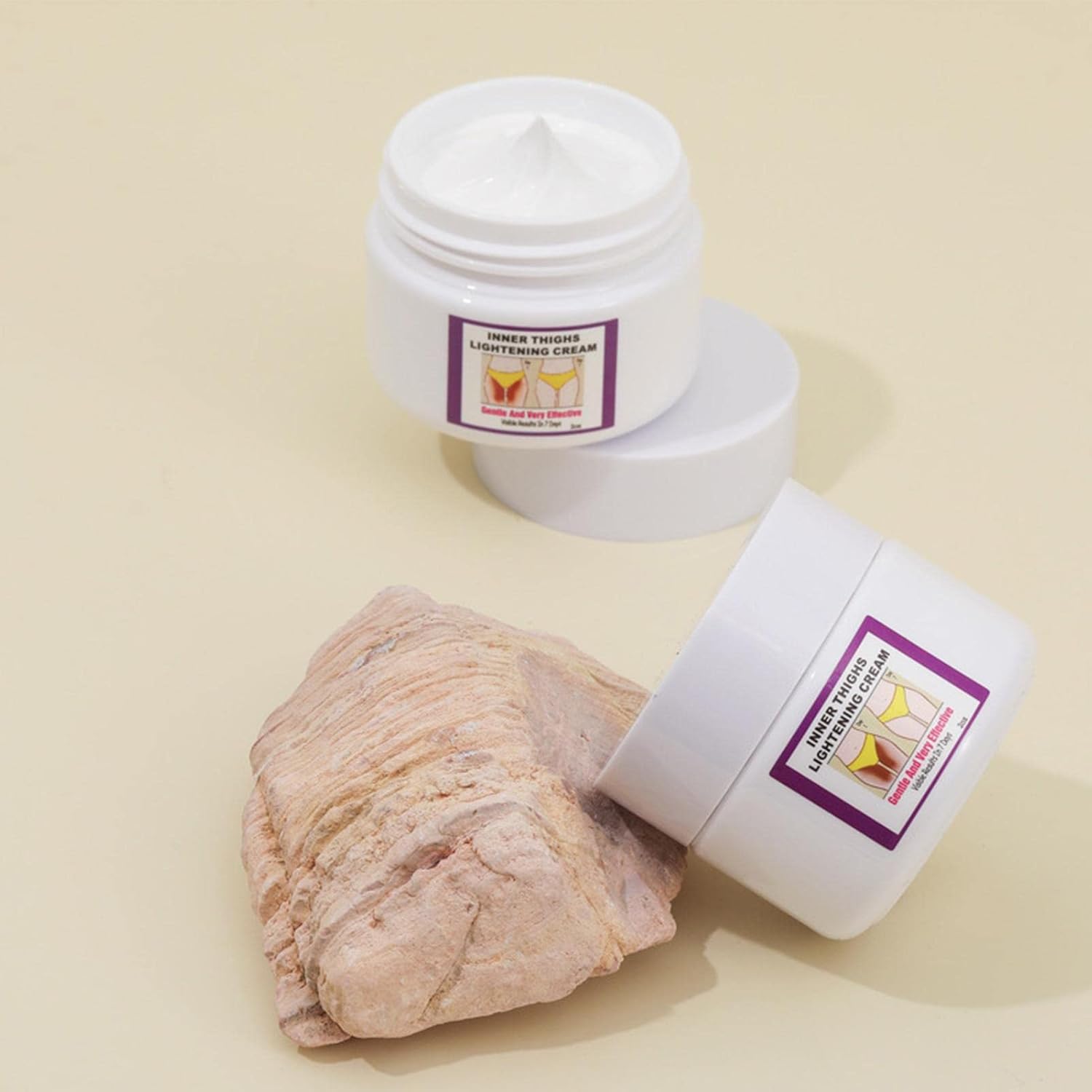 Whitening Cream for Intimate Area, Bleaching Cream for the Intimate Area for Women - 60 g Skin Bleach for Sensitive Areas in Women, Dark Inner Thighs and Intimate Area Pologmase