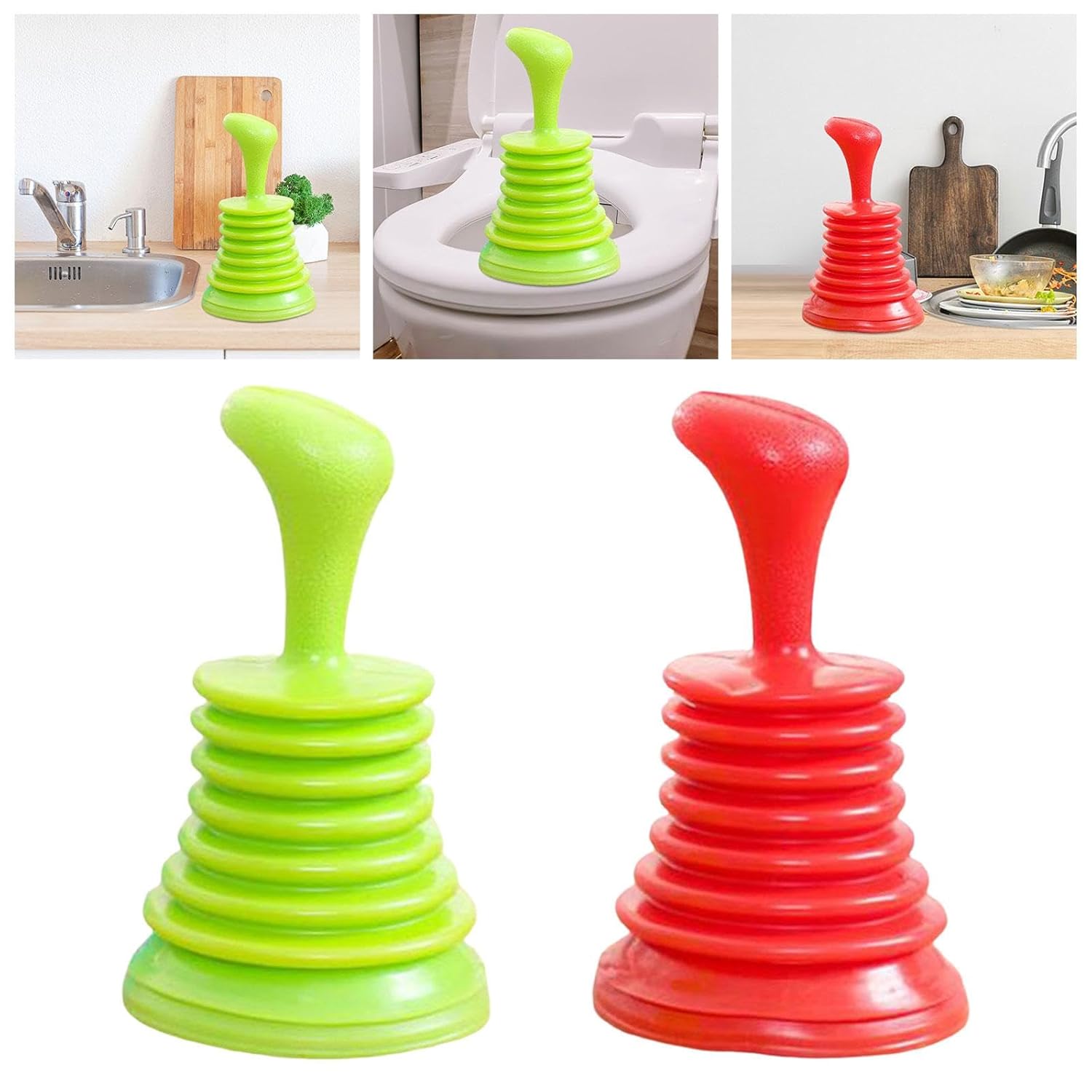 Mini Sink Plunger Universal Shower Pipe Drain Unblock for Drain Bathtub Sink, Rubber Wire Kitchen Sink Scrubber Bathroom Cleaning Tool