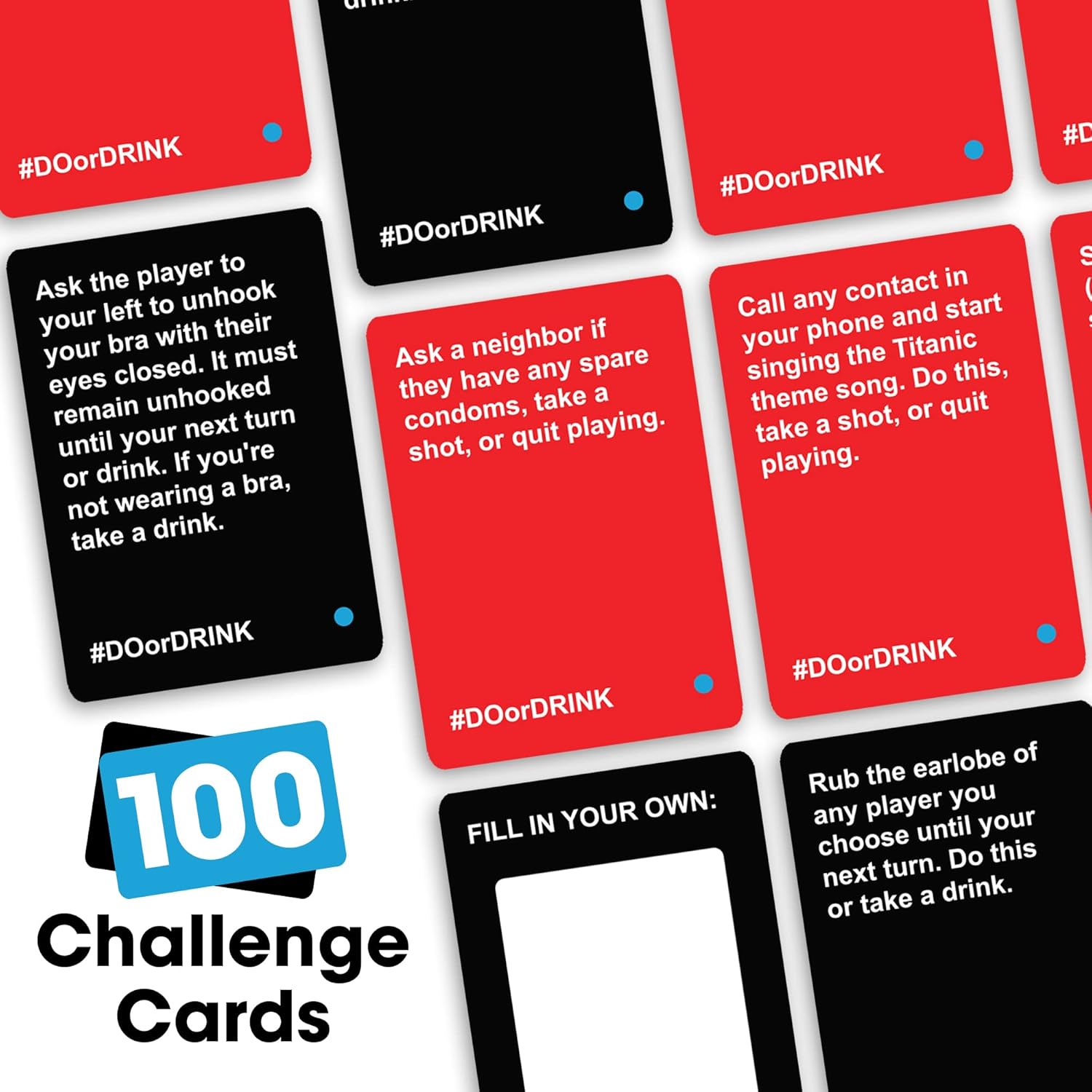 Expansion Pack #1 - Drinking Card Game - Adult Party Game Do or Drink - Card Game - Expansion Pack #1 - Party Game - Dare for College, Camping and 21st Birthday Parties