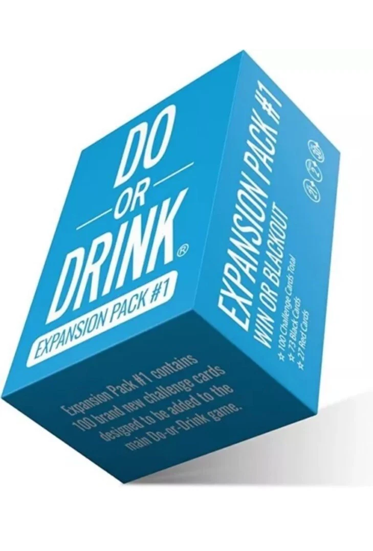 Expansion Pack #1 - Drinking Card Game - Adult Party Game Do or Drink - Card Game - Expansion Pack #1 - Party Game - Dare for College, Camping and 21st Birthday Parties