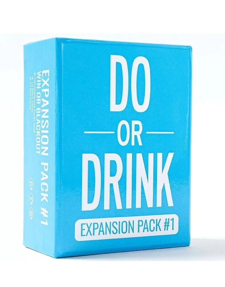Expansion Pack #1 - Drinking Card Game - Adult Party Game Do or Drink - Card Game - Expansion Pack #1 - Party Game - Dare for College, Camping and 21st Birthday Parties