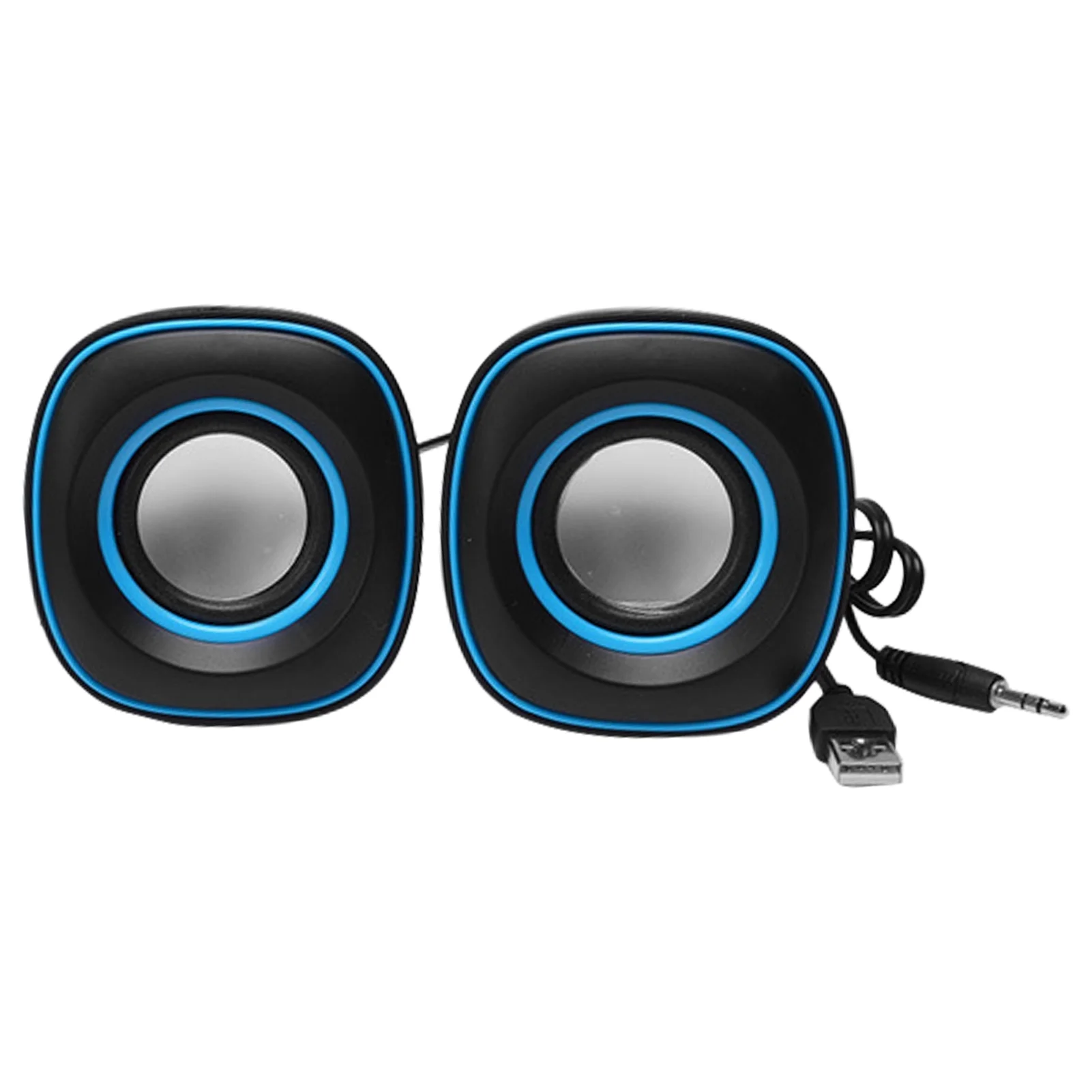 Computer Speakers, PC Speakers, Computer Speakers for Desktop 2.0 USB-Powered Mini Computer Speaker with Subwoofer, USB Speakers for Pcs and Laptops, Speakers for PC